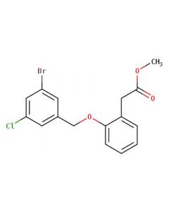 Astatech METHYL 2-(2-((3-BROMO-5-CHLOROBENZYL)OXY)PHENYL)ACETATE; 1G; Purity 95%; MDL-MFCD30530901